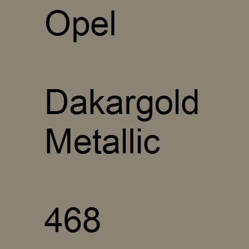 Opel, Dakargold Metallic, 468.